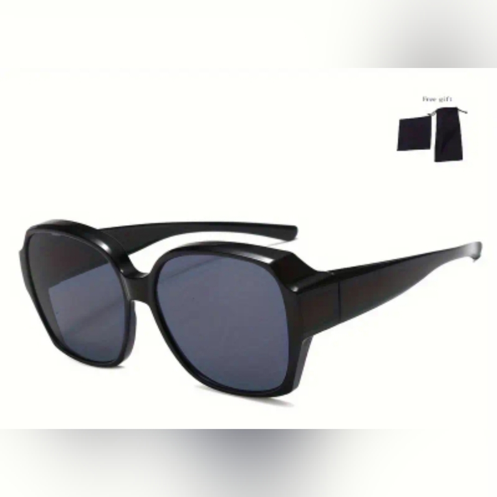 FITOVERS  Sunglasses Glasses Purple Or Black Oversized- No More Flip Ups…